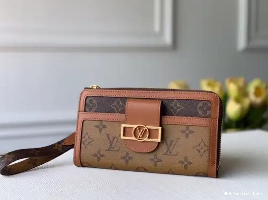 Aaa replica bags WALLET DAUPHINE VUITTON LOUIS 0617